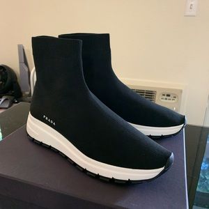 Prada Knitted Sneaker